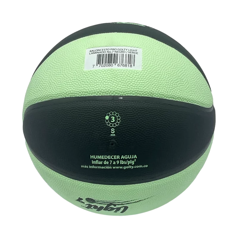 BALON BASKET GOLTY PRO LIGHT LAMINADO - Imagen 4