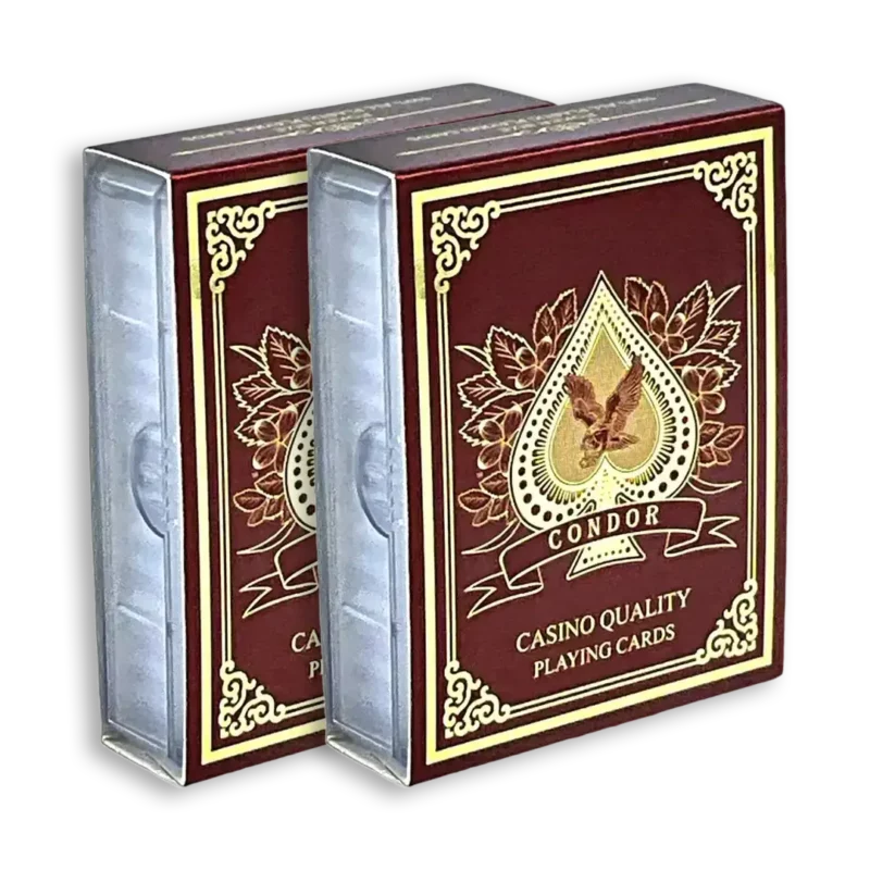 KIT 2 CARTAS POKER CONDOR
