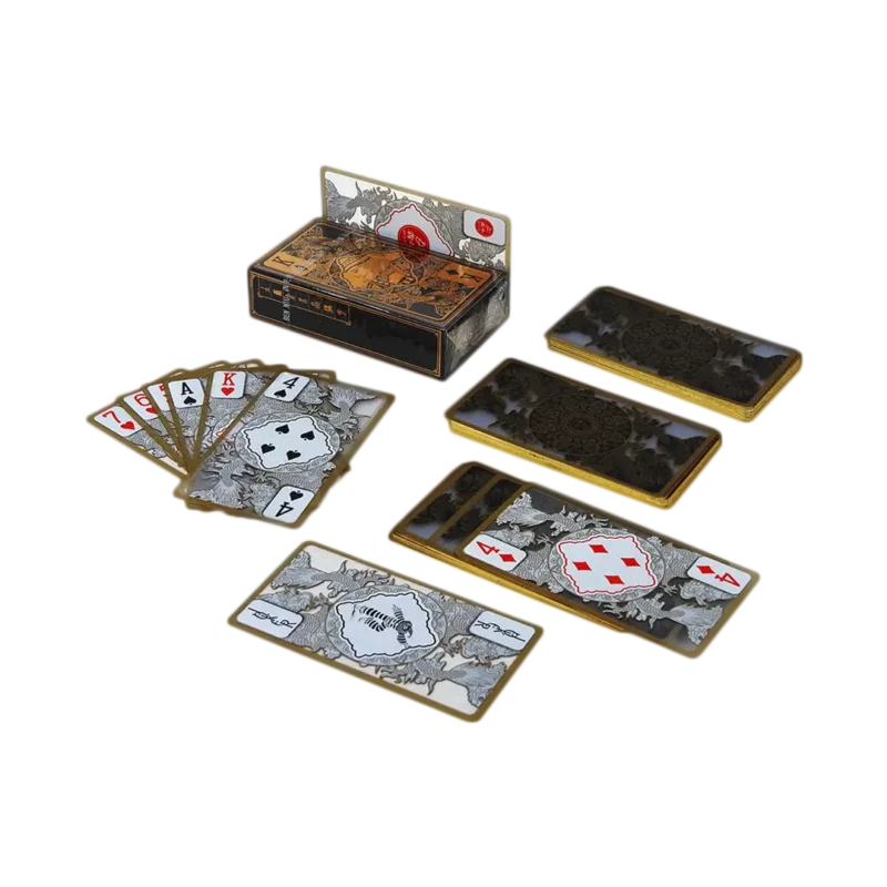 KIT 2 CARTAS POKER METALIZADO - Imagen 3