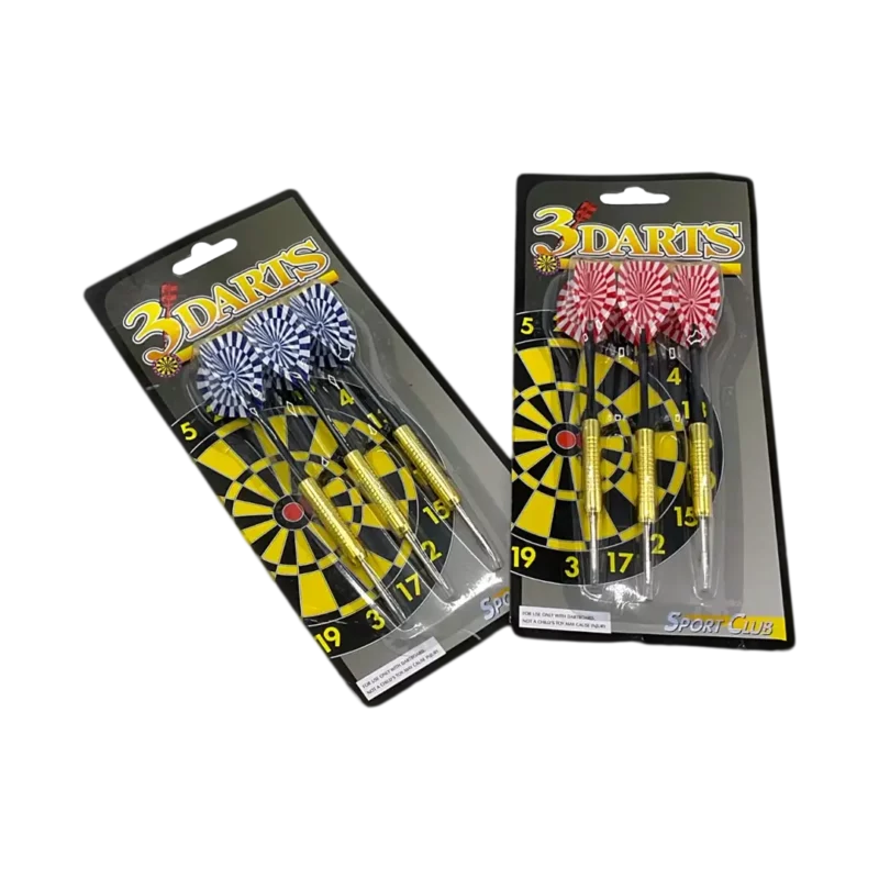 JUEGO DARDOS PUNTA METÁLICA X 3
